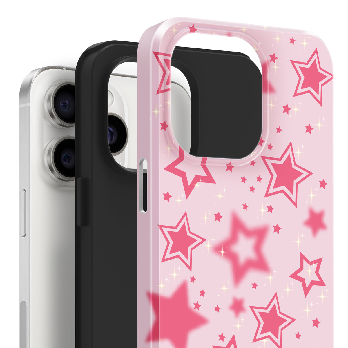 Starry Pink iPhone Case