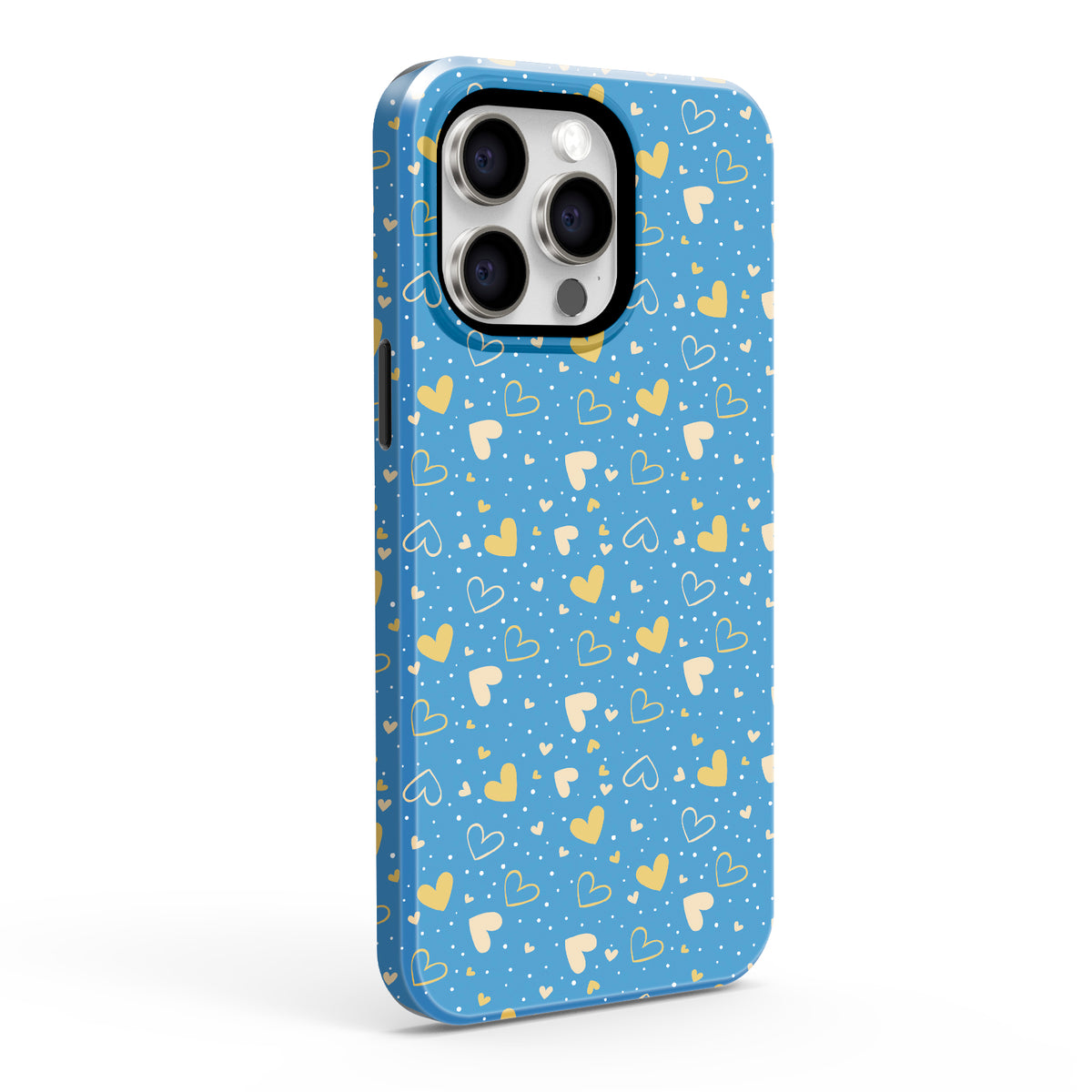 Bluish Love iPhone Case