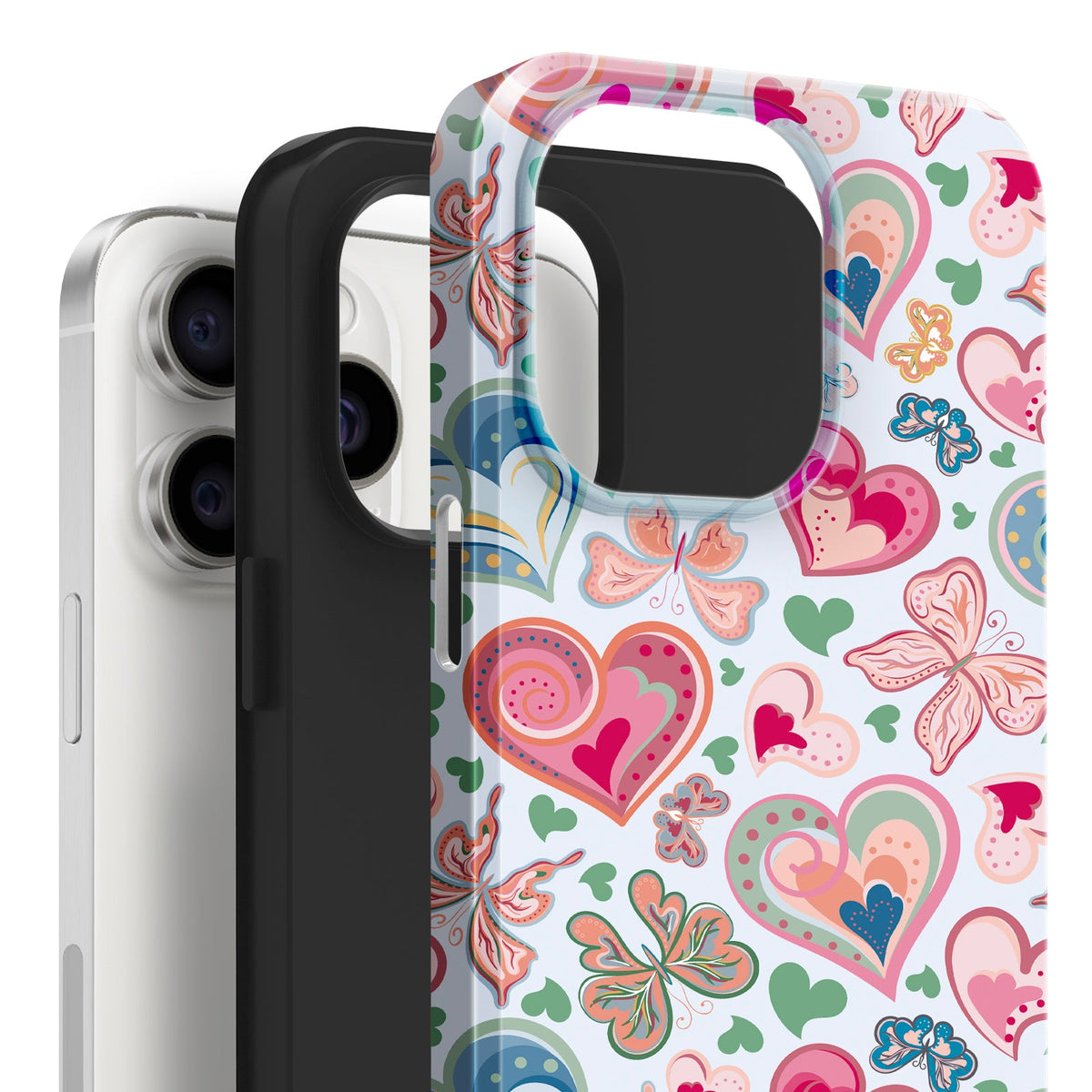 Teal Heartbeat iPhone Case