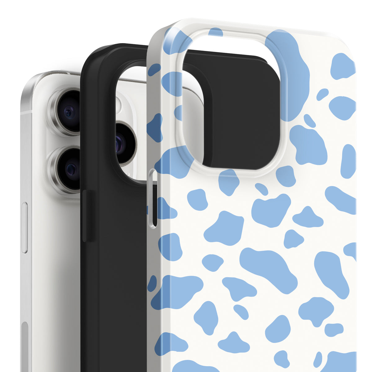 Moo-velous in Light Blue iPhone Case
