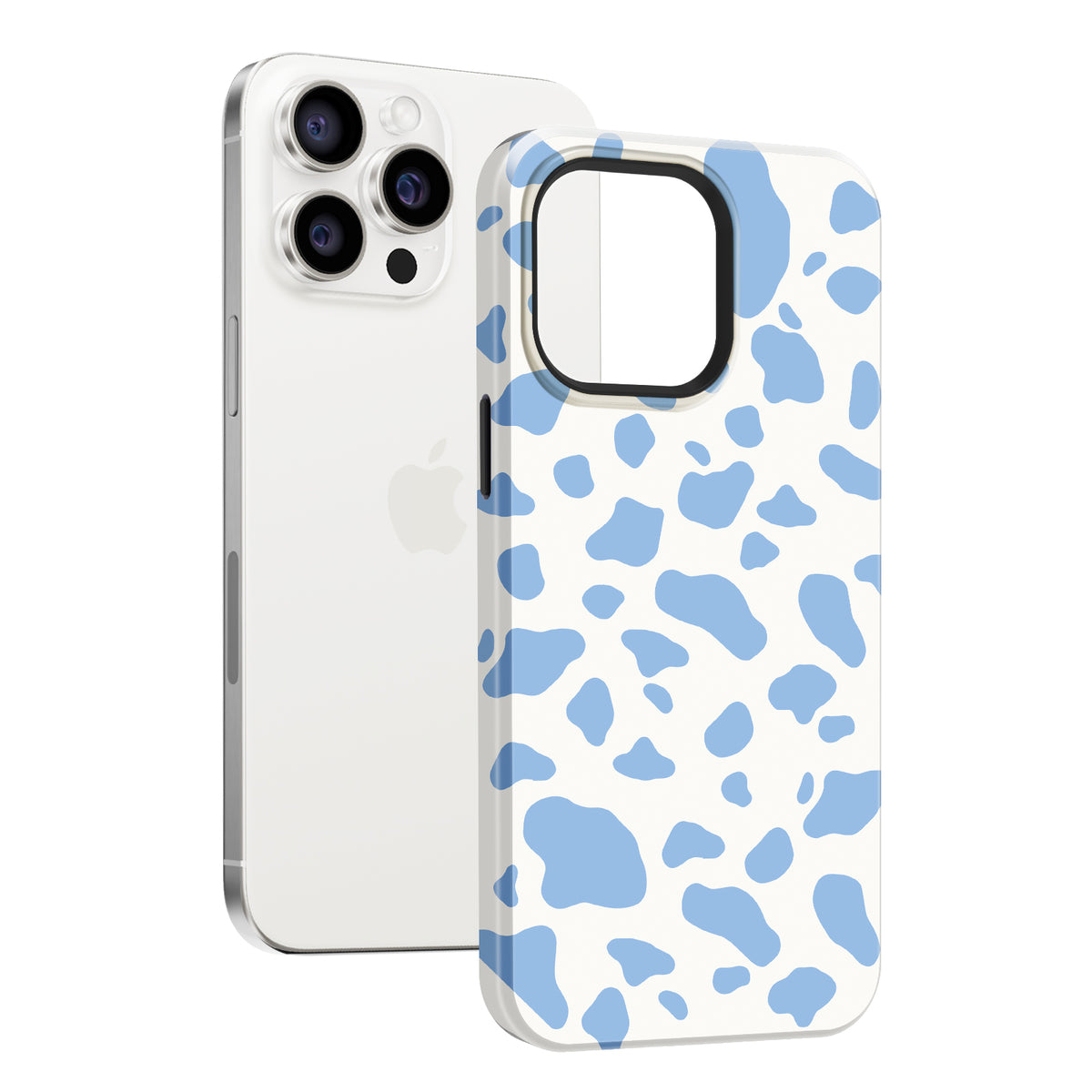 Moo-velous in Light Blue iPhone Case