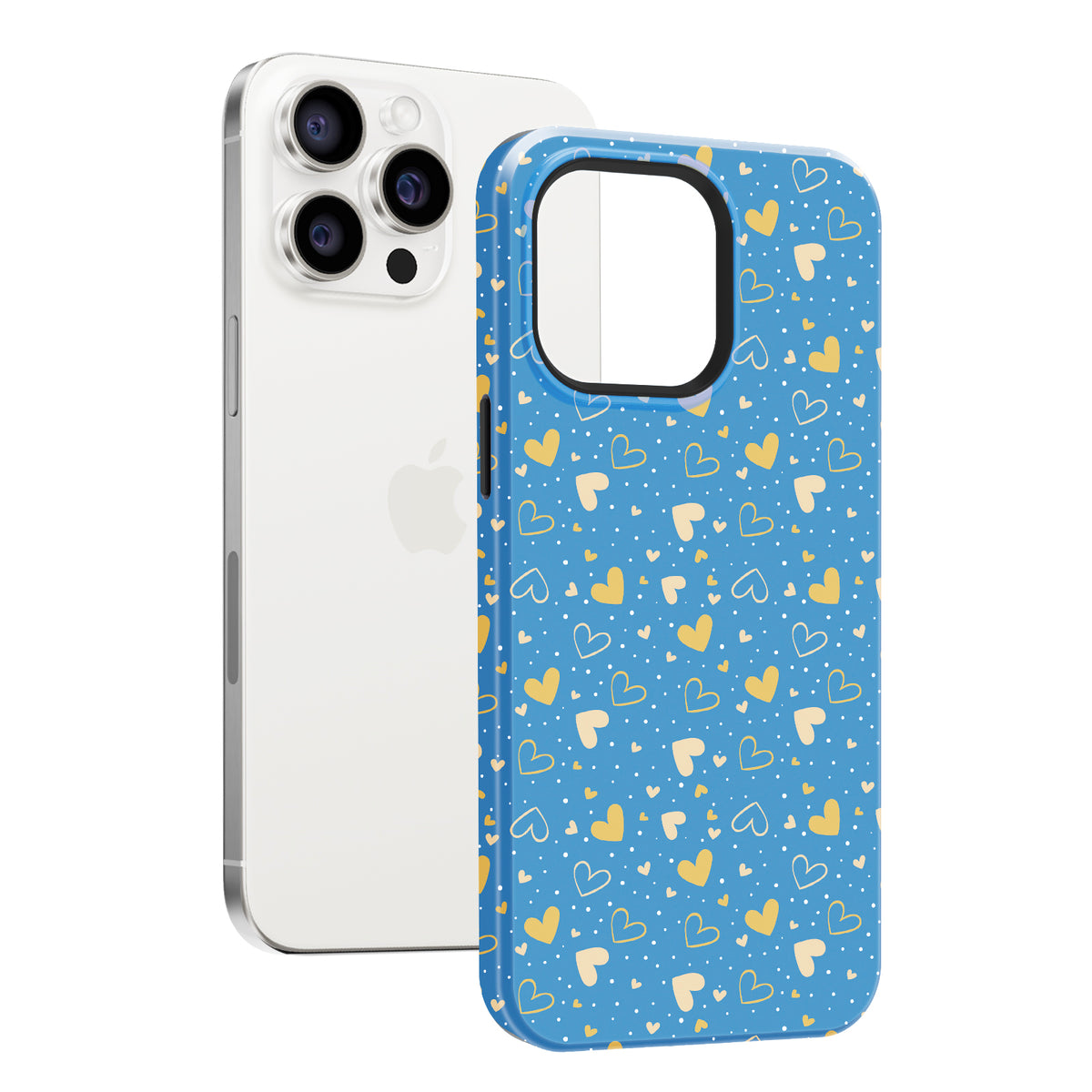 Bluish Love iPhone Case
