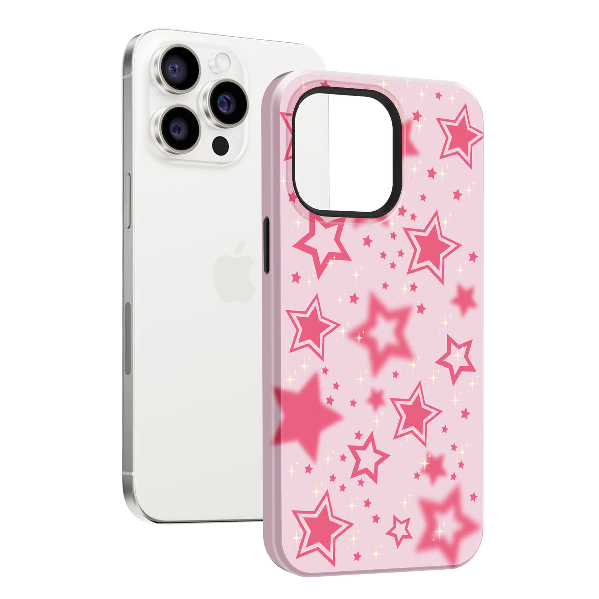 Starry Pink iPhone Case