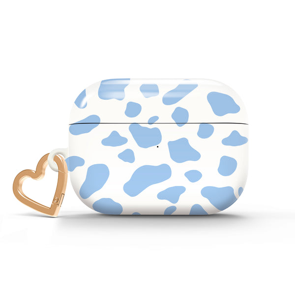 Moo-velous in Light Blue AirPods Case