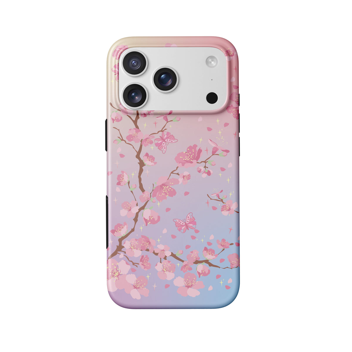 Sakura Breeze iPhone Case — iPhone 17 Pro white background