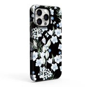 Midnight Petals iPhone Case