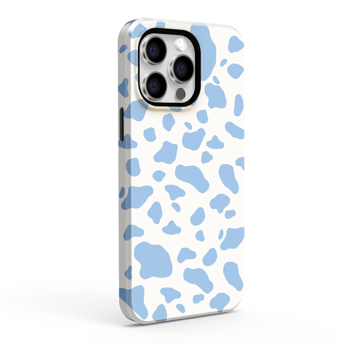 Moo-velous in Light Blue iPhone Case