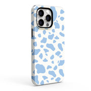 Moo-velous in Light Blue iPhone Case