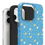 Bluish Love iPhone Case