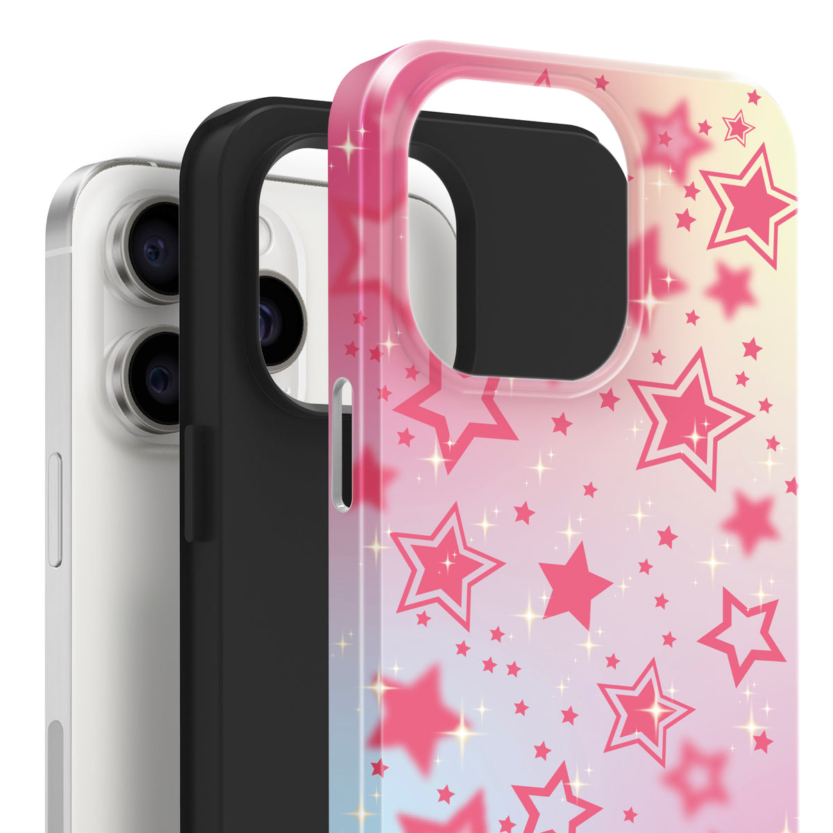 Starry Cotton Candy iPhone Case