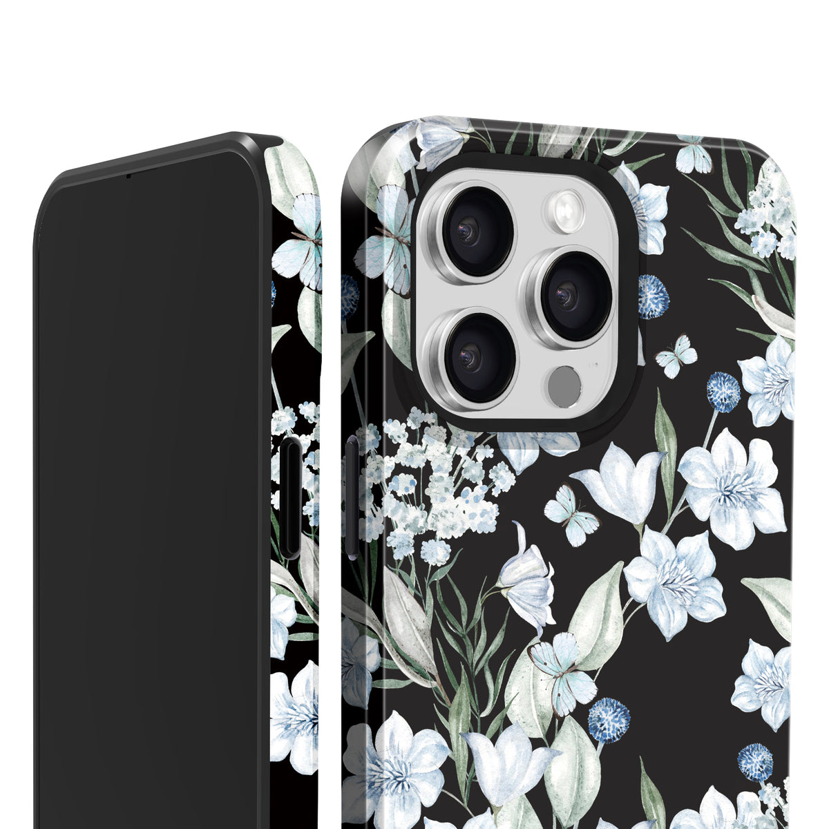 Midnight Petals iPhone Case