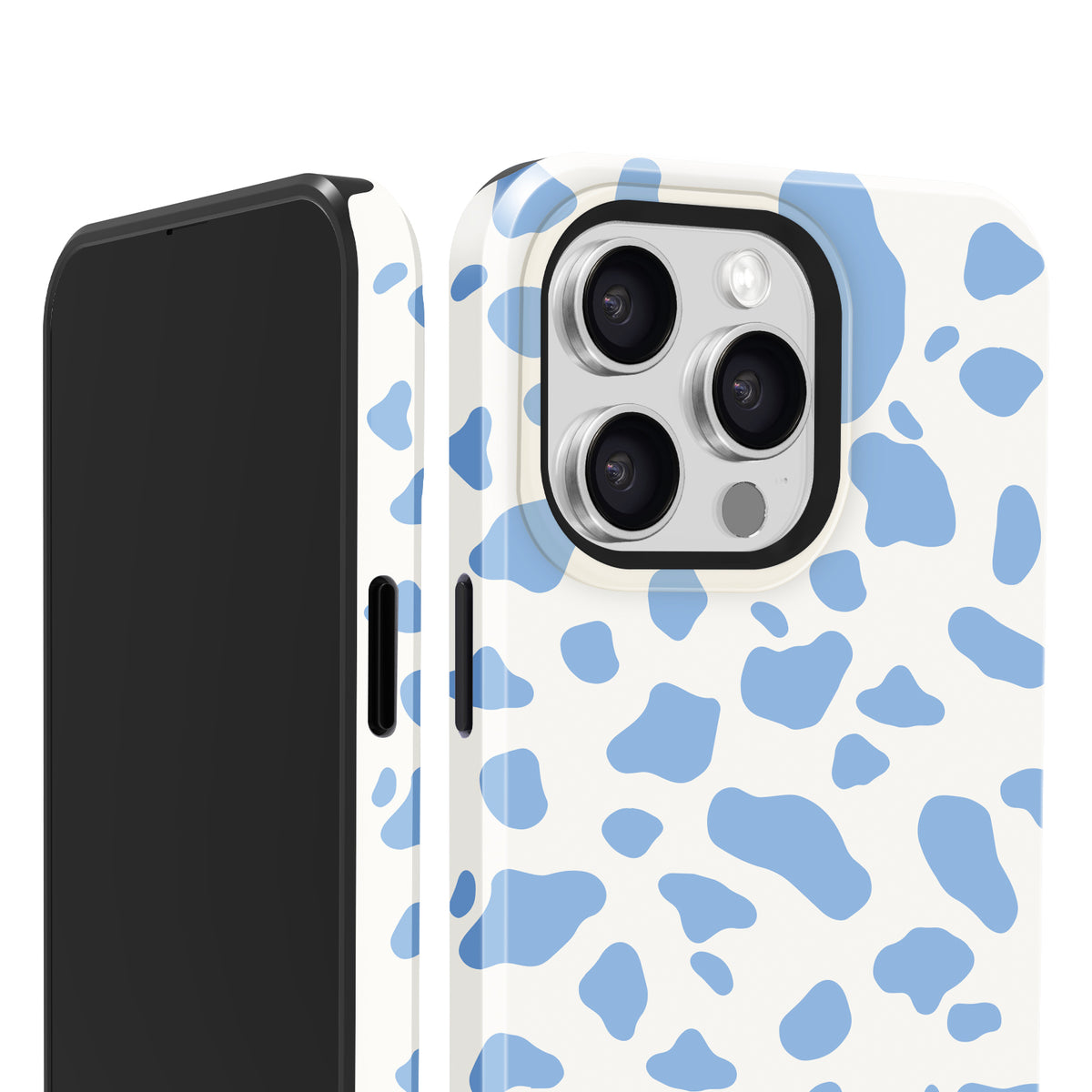 Moo-velous in Light Blue iPhone Case