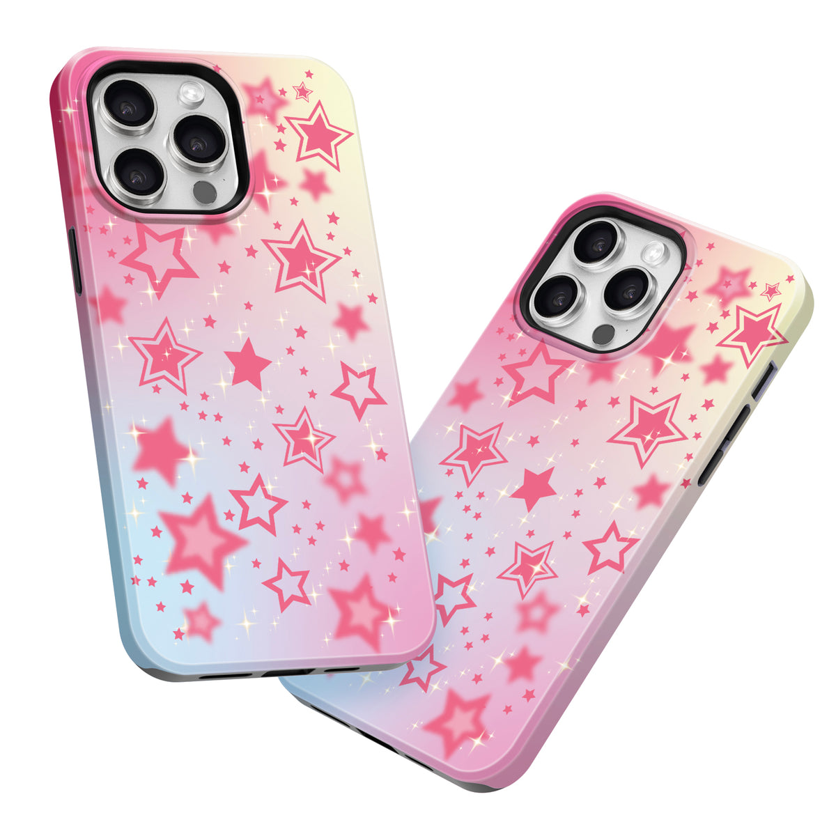 Starry Cotton Candy iPhone Case