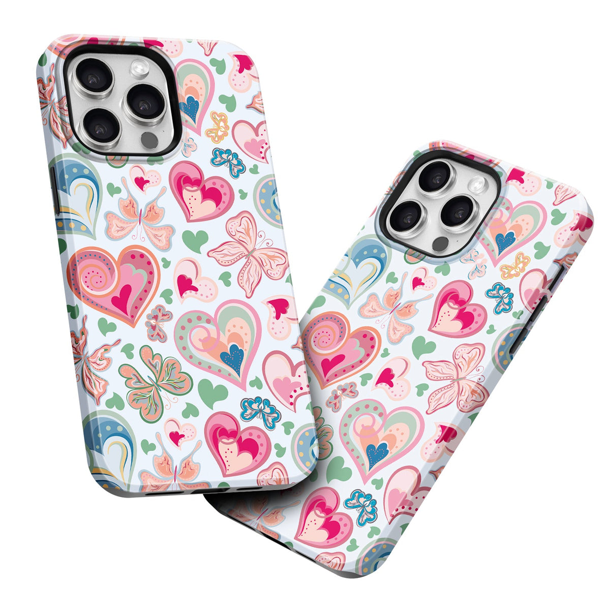 Teal Heartbeat iPhone Case