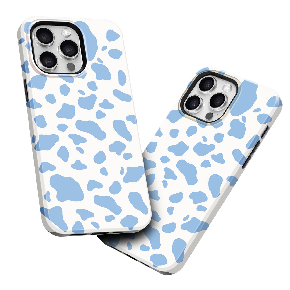 Moo-velous in Light Blue iPhone Case
