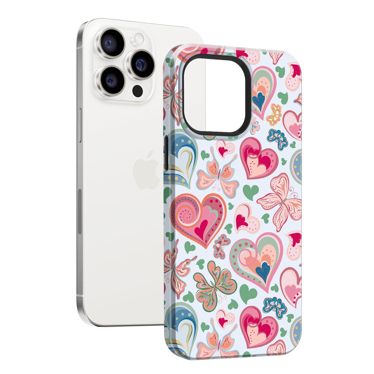 Teal Heartbeat iPhone Case