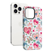 Teal Heartbeat iPhone Case