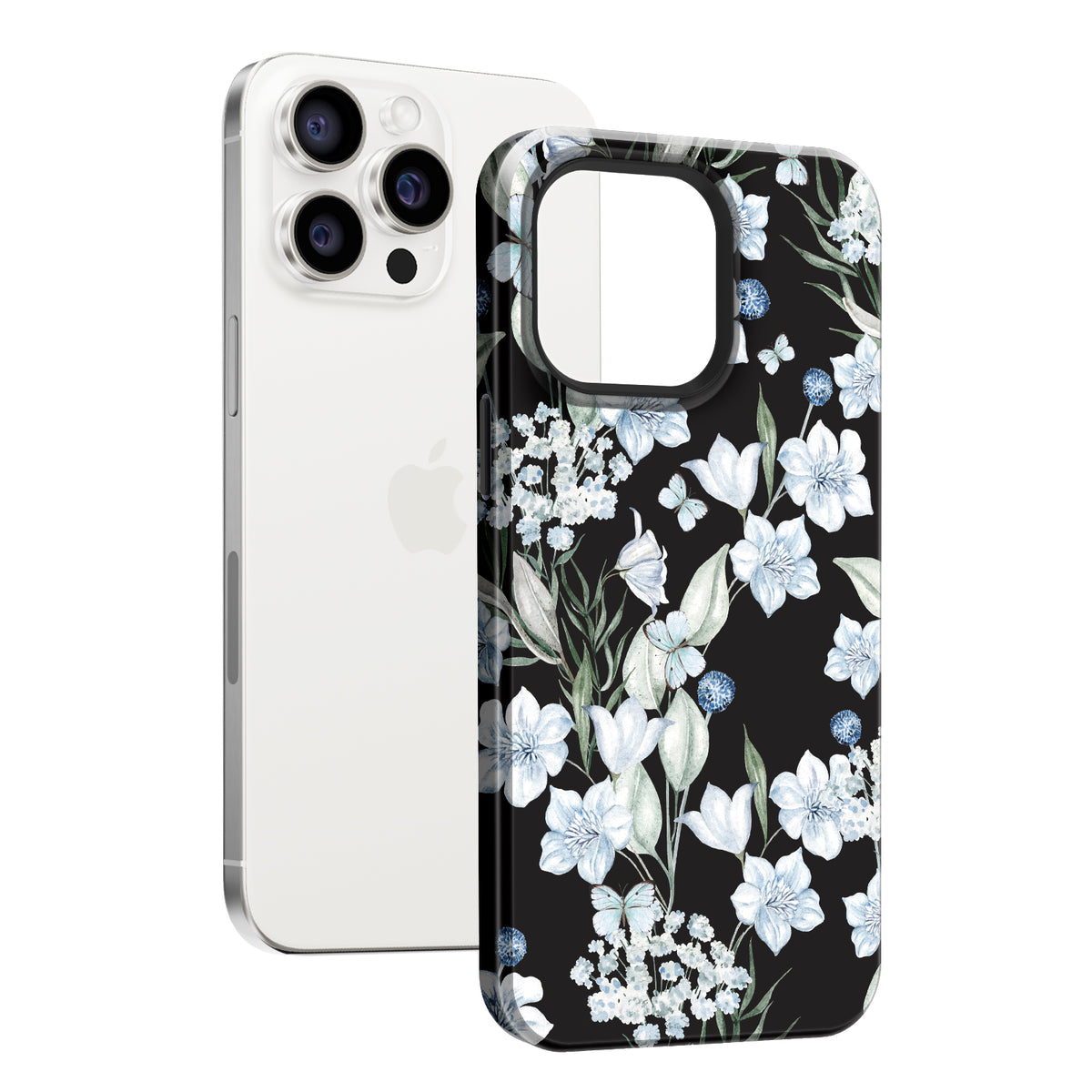 Midnight Petals iPhone Case