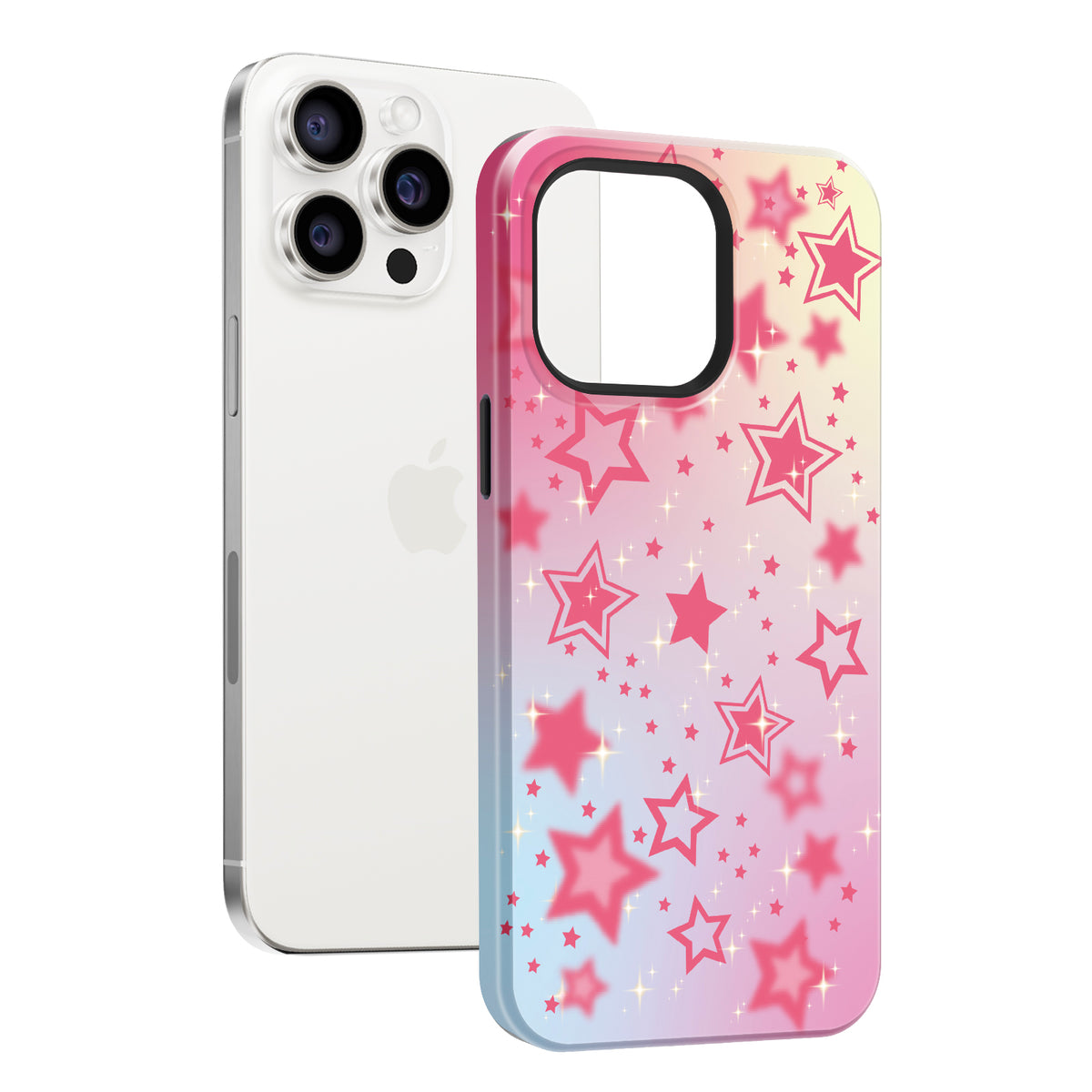 Starry Cotton Candy iPhone Case