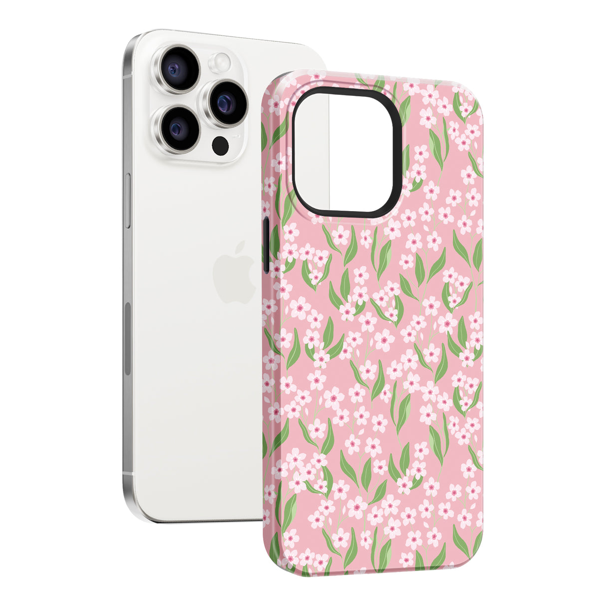 Leafy Blush iPhone Case