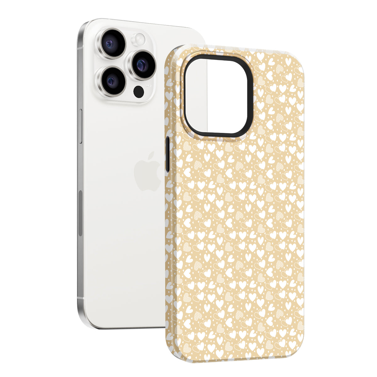 Vanilla Hearts iPhone Case