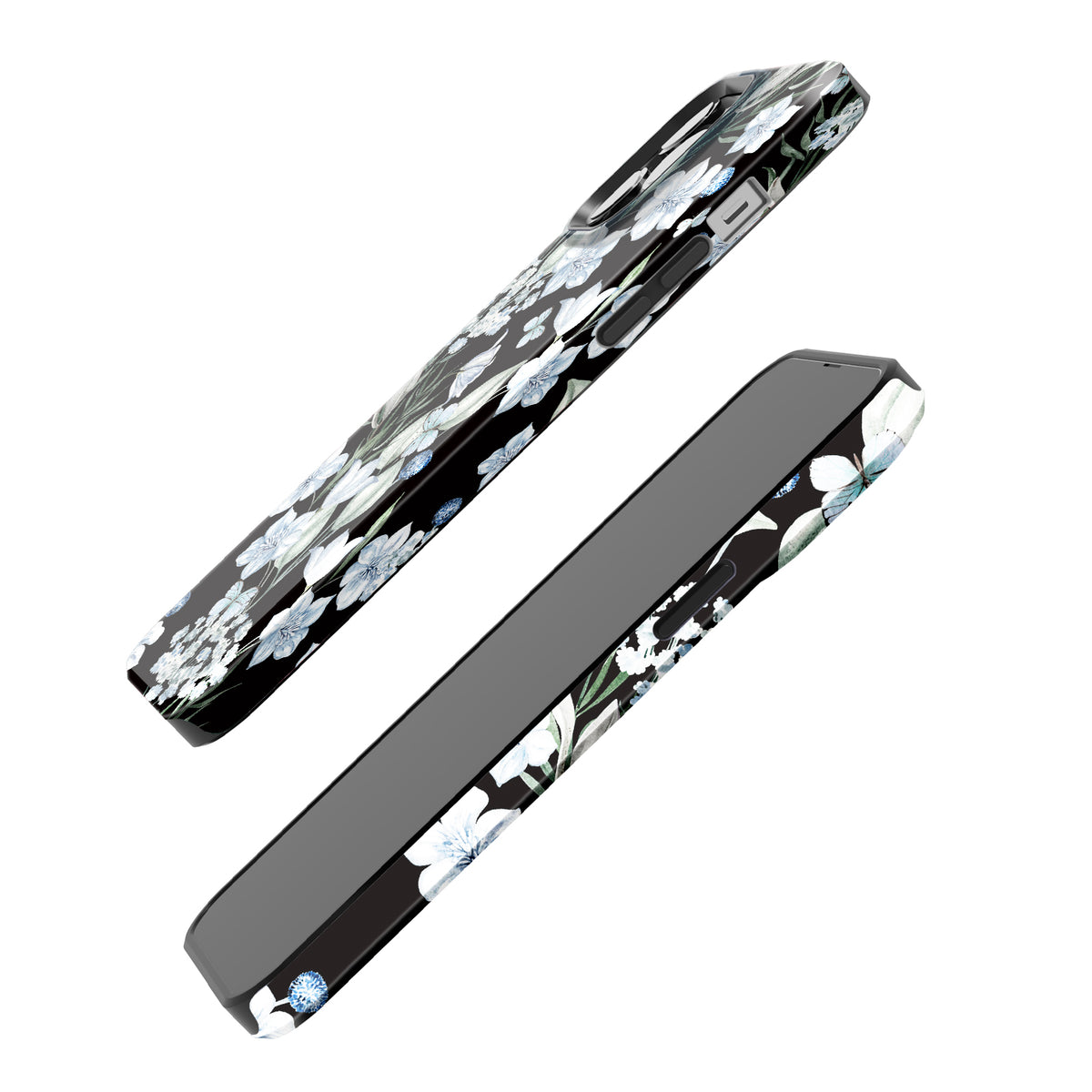 Midnight Petals iPhone Case