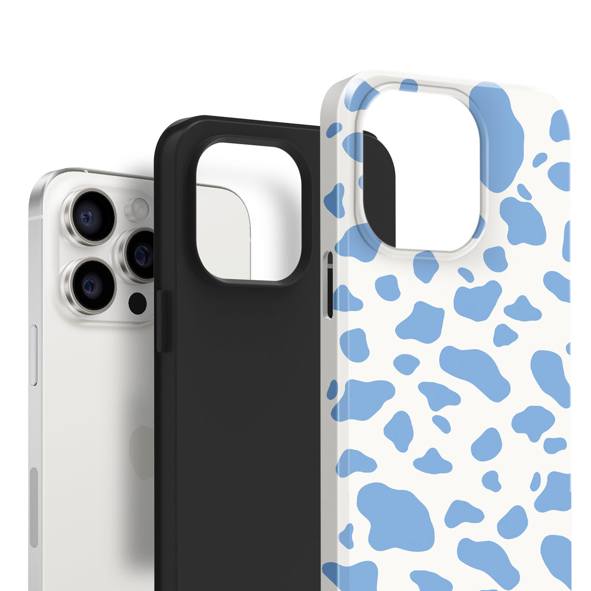 Moo-velous in Light Blue iPhone Case